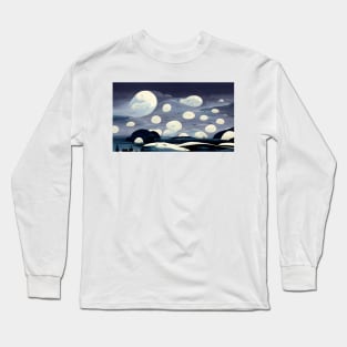 Starry Night Sky Long Sleeve T-Shirt